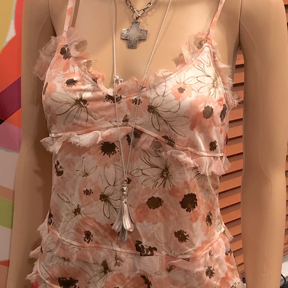 Silk Banana Republic Spaghetti Top